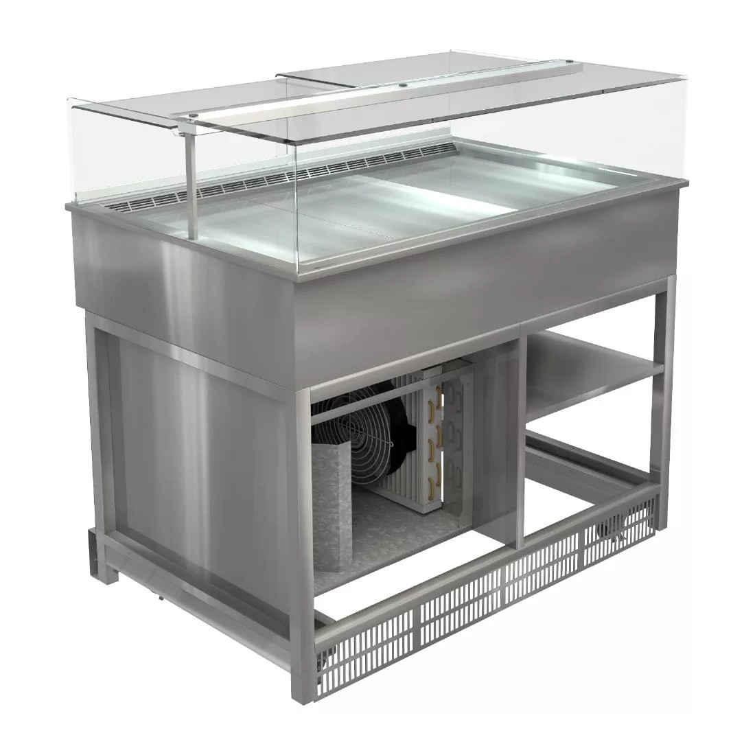 ht608_npi24.jpg Cossiga LP PLUS Refrigerated Patisserie Display w/Ambient Storage 1200mm - Image 1