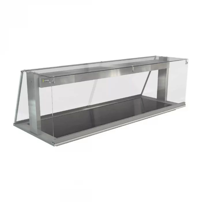 Cossiga Linear Series Drop-in Ceramic Glass Hotplate w/Square Glass Assisted Service 1825mm - Image 1