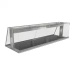 Cossiga Linear Series Drop-in Ceramic Glass Hotplate w/Square Glass Assisted Service 2165mm