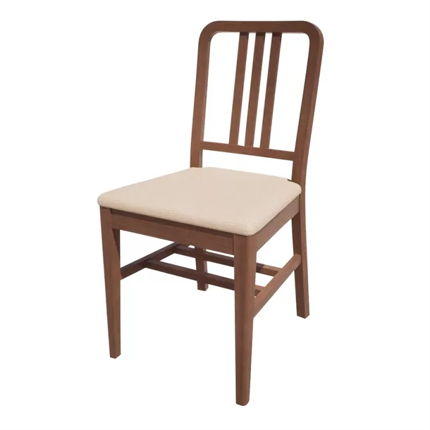 ht902_npi24.jpg Bolero Bespoke Vicky Side Chair in Cream/Walnut - Image 1