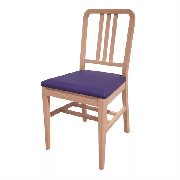 ht915_npi24.jpg Bolero Bespoke Vicky Side Chair in Blue/Beech - Image 1