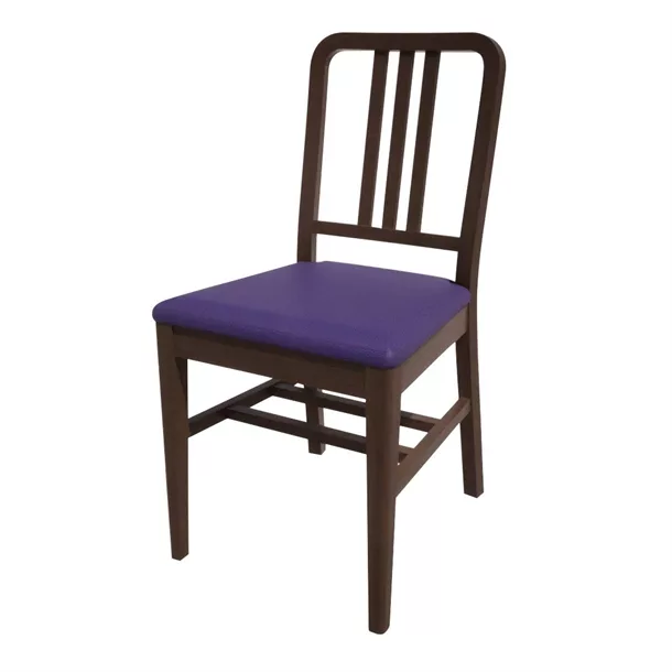 ht918_npi24.jpg Bolero Bespoke Vicky Side Chair in Blue/Wenge - Image 1