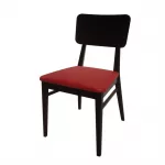Bolero Bespoke Brenda Side Chair in Red/Charcoal