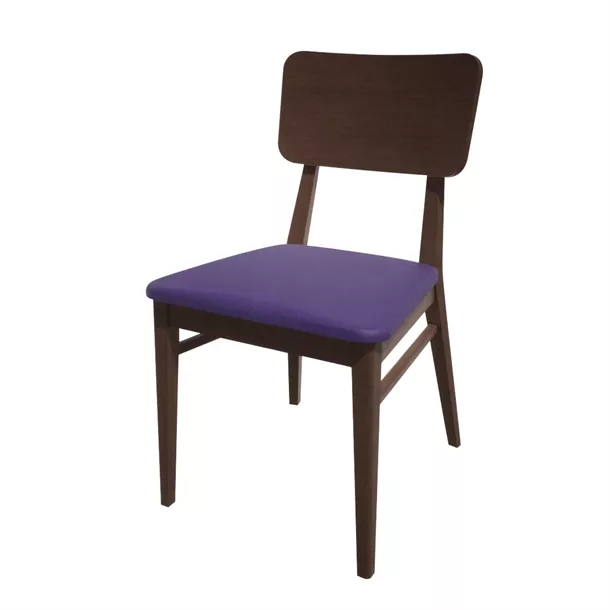 ht943_npi24.jpg Bolero Bespoke Brenda Side Chair in Blue/Wenge - Image 1