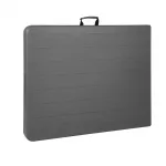 Bolero Wicker-Effect Rectangular Wicker Centre Folding Table 6ft - Image 2