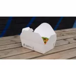 Notpla Large Takeaway Boxes 1750ml - White (Pack of 220) - Image 2