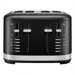 KitchenAid 4 Slot Manual Toaster Matte Black - Image 2