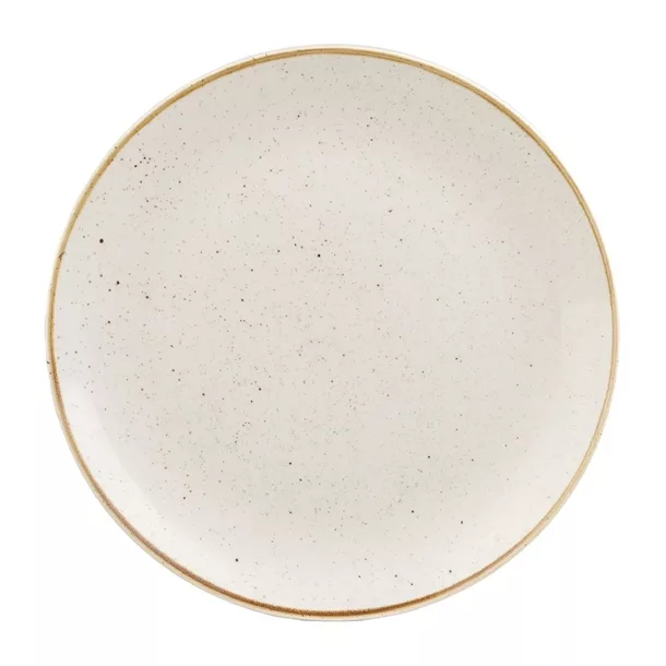 hx015_npi24.jpg Churchill Stonecast Barley White Coupe Plates 228mm (Pack of 12) - Image 1