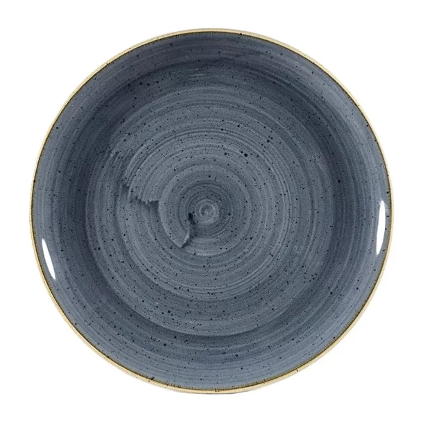 hx027_npi24.jpg Churchill Stonecast Blueberry Coupe Plates 228mm (Pack of 12) - Image 1