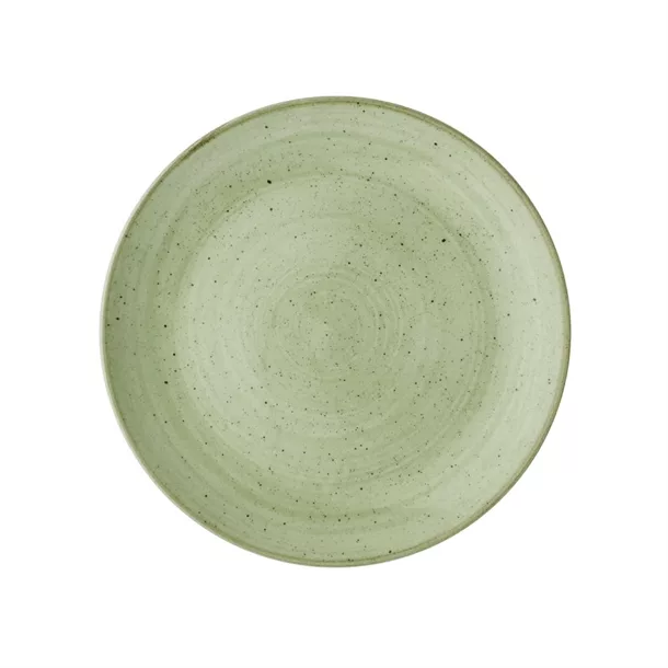 hx035_npi24.jpg Churchill Stonecast Sage Green Coupe Plates 228mm (Pack of 12) - Image 1