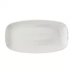 Churchill Stonecast Canvas Grey Chefs Oblong Plates 280 x 152mm (Pack of 12)
