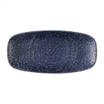 Churchill Studio Prints Homespun Chroma Twilight Chefs Oblong Plates 255 x 127mm (Pack of 12)