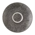 Churchill Studio Prints Raku Quartz Black Cappuccino Saucers 158mm (Pack of 12)