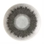 Churchill Studio Prints Fusion Black Coupe Plates 165mm (Pack of 12)