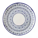 Dudson Harvest Moresque Coupe Plates Blue 222mm (Pack of 12)