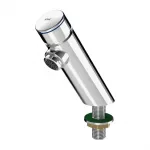 KWC DVS F3S Self-Closing Pre-Mixed Pillar Tap