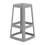 Origin Base High Stool Mouse Grey 450x450x750mm (Pack of 2) - Image 11