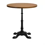 Pavia Round Dining Table in Weathered Oak (Pack of 2)