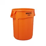 Rubbermaid BRUTE Container Hi-Visibility Orange 121.1Ltr