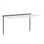 APS Valo Sneeze Guard Black 605x365x335mm