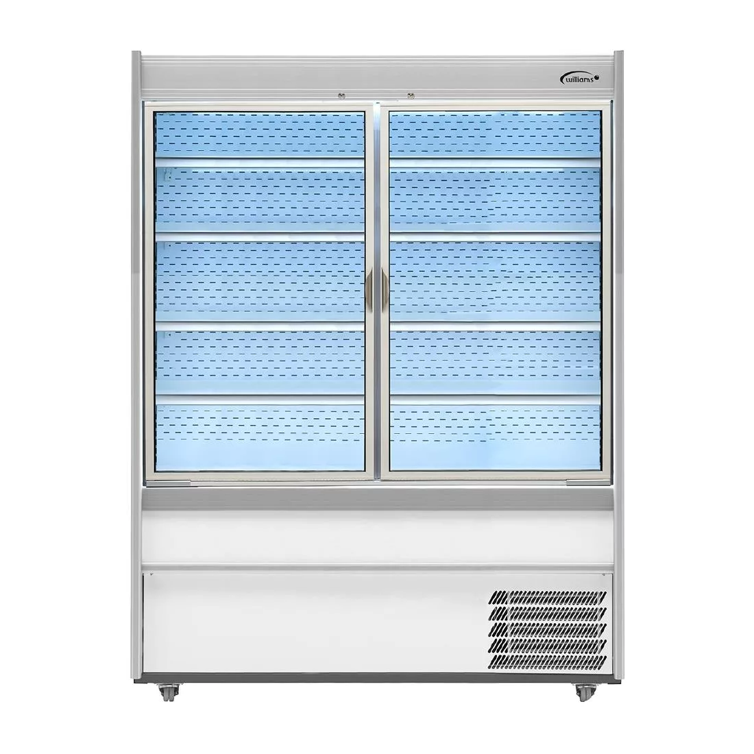 hz286_npi24.jpg Williams M-Series Gem Multideck Fridge White with Hinged Front Door M150-WCD-HFD - Image 1