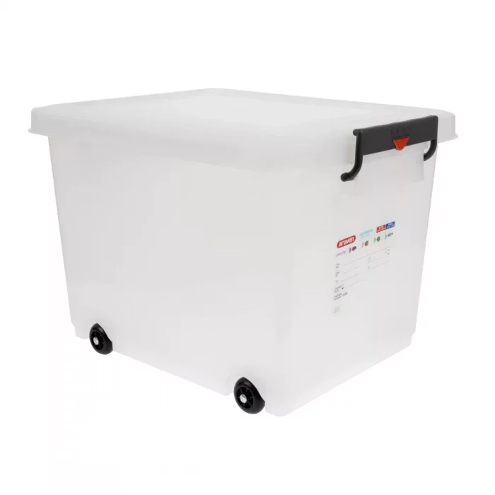 Araven Mobile Food Storage Bin with Lid - Image 3