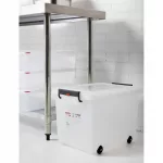 Araven Mobile Food Storage Bin with Lid - Image 7