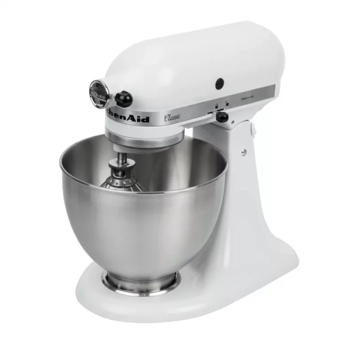 KitchenAid K45 Classic Tilt-Head Stand Mixer 4.3Ltr White 5K45SSBWH - Image 5