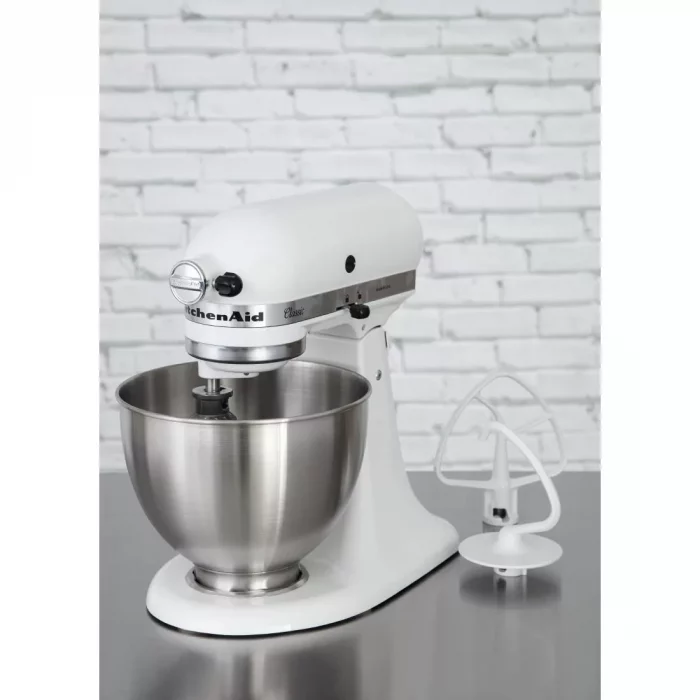 KitchenAid K45 Classic Tilt-Head Stand Mixer 4.3Ltr White 5K45SSBWH - Image 6