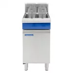 Blue Seal Twin Tank Twin Basket Free Standing Natural Gas Fryer GT46 - Image 2