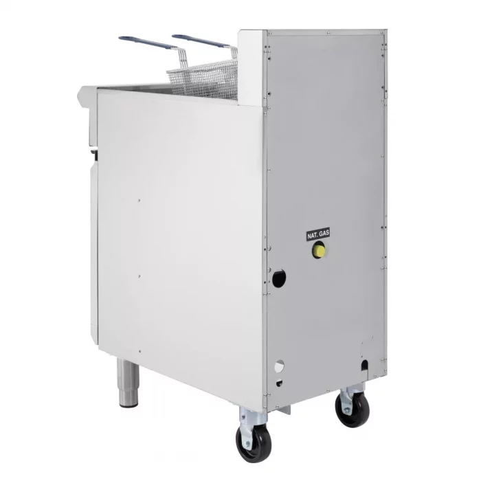 Blue Seal Twin Tank Twin Basket Free Standing Natural Gas Fryer GT46 - Image 11