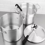 Vogue Aluminium Double Boiler Pan With Lid 28cm - Image 4