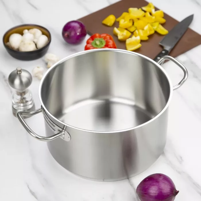 Vogue Stainless Steel Stew Pan 28cm - Image 6