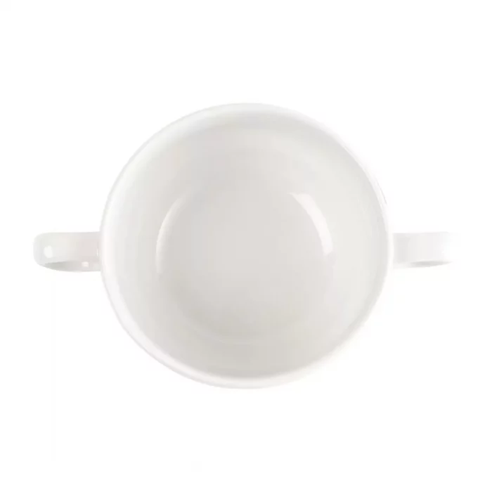 Churchill Whiteware Handled Soup Bowls 398ml (Pack of 24) - Image 2
