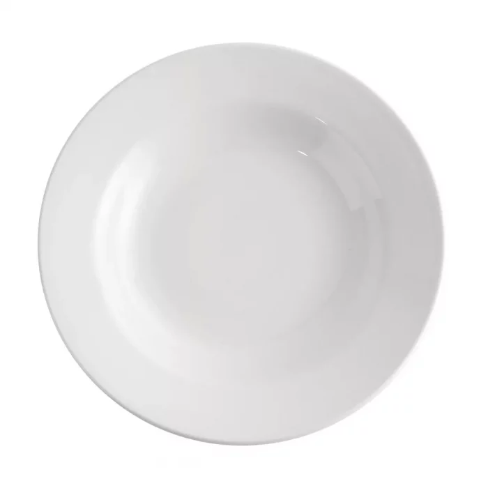 Churchill Whiteware Classic Rimmed Soup Bowls 230mm (Pack of 24) - Image 2