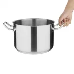 Special Offer Vogue Stainless Steel Casserole, Stew and Sauté Pan Set (Pack of 5) - Image 2