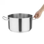 Special Offer Vogue Stainless Steel Casserole, Stew and Sauté Pan Set (Pack of 5) - Image 3