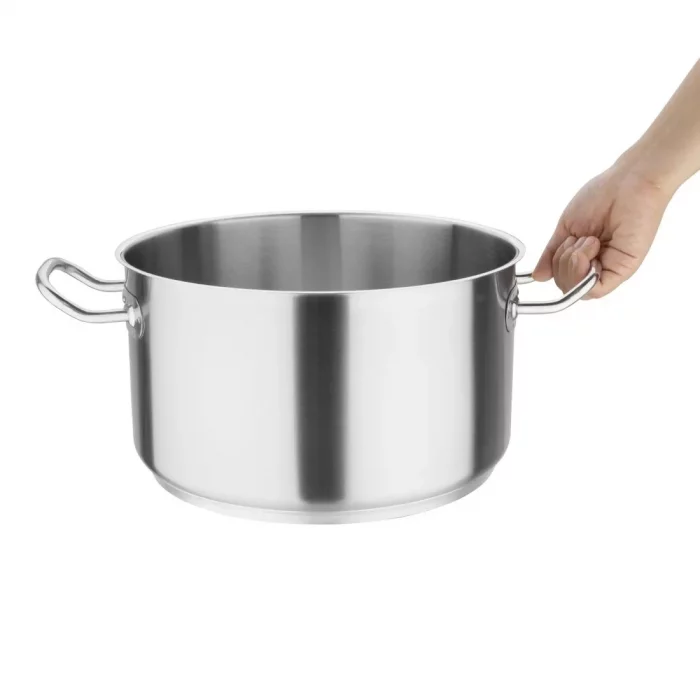 Special Offer Vogue Stainless Steel Casserole, Stew and Sauté Pan Set (Pack of 5) - Image 3