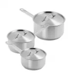 Special Offer Vogue Stainless Steel Saucepan Set (Pack of 3) - Image 5