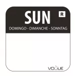 Special Offer - Vogue Days Of The Week Labels & Dispenser - Image 2