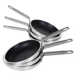 Bulk Buy Vogue Aluminium Non-Stick Frying Pan (Pack of 6) 20cm - Image 2