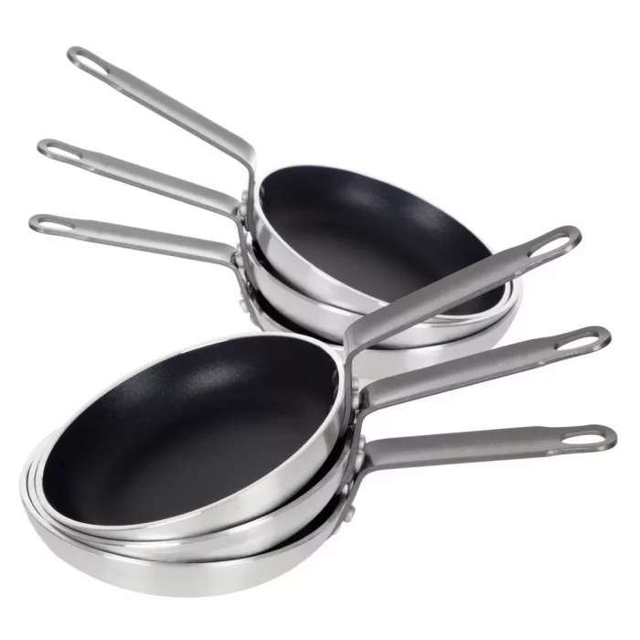 Bulk Buy Vogue Aluminium Non-Stick Frying Pan (Pack of 6) 20cm - Image 2