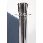 Bolero Stainless Steel Flat Top Barrier Post - Image 2