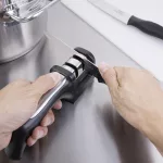 Vogue Tsuki Knife Set and Sharpener - Image 3