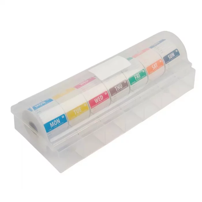 Hygiplas Removable Colour Coded Food Labels with 2" Dispenser - Image 1