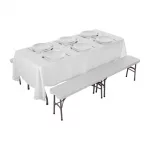 Special Offer Bolero PE Centre Folding Table 6ft with Two Folding Benches - Image 4