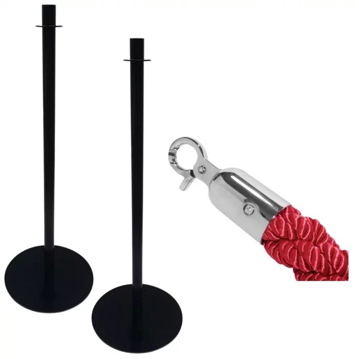 Special Offer Bolero 2.5m Red Barrier Rope and Barrier Posts - Image 1