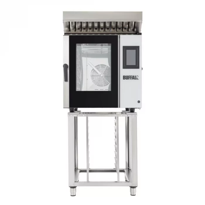 Buffalo Freestanding Smart Touchscreen Combi Oven 7 x GN 1/1 with Installation Kit and Extraction Hood - Image 18