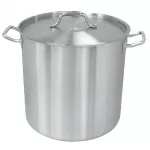 Vogue Stainless Steel Deep Stock Pot 36cm - Image 2