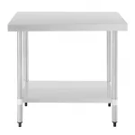 Vogue Stainless Steel Prep Table 900mm - Image 2